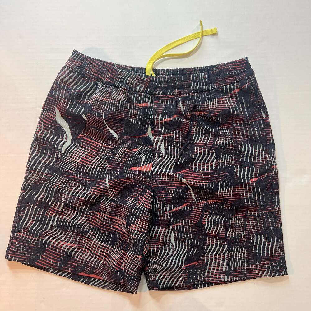 Outdoor Voices Men's Lightweight Athletic Shorts with Abstract Print size Small